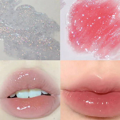 Butterfly shaped milk can lip balm moisturizes and moisturizes the mirror surface, with a shimmering and pouty lips