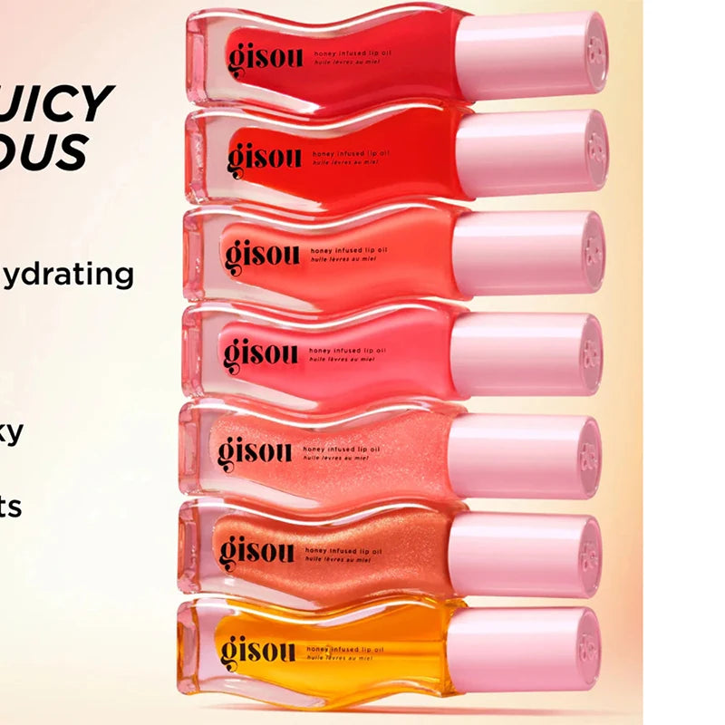 Original Gisou Moisturizing Lip Balm Lip Oil Gloss Care Of The Lips Benetitnt For Lips Plumping Exfoliating Plumping Gloss Oil
