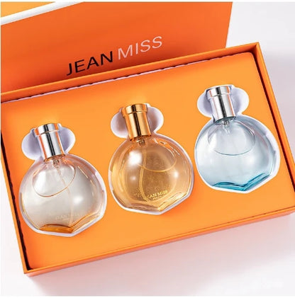 30ML*3 Set Floral Scented Perfume Eau De Parfum for Women Long Lasting Pheromone Fragrance with High Quality Gift Box