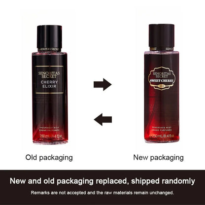 Woman Secret Perfume Vanilla Flower Fruit Fragrance Mist Scent Long-lasting Charm Parfume Entice Body Spray Air Freshener 250ml