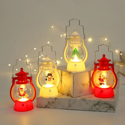 HHLZYH LED Lantern Light Santa Claus Merry Christmas Decorations Christmas Decorative lamp for Home 2023 Xmas Navidad Noel Gift