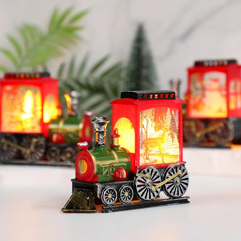 Candlestick Lamp Night Light Desktop Christmas Decoration Ornament