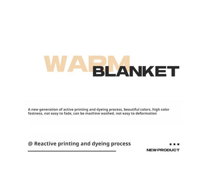 Soft Thick Warm Blanket for Office Nap - Cozy Fleece Throw for Sofa,Couch,Bed Lightweight Warm Winter Blanket for Adults Travel