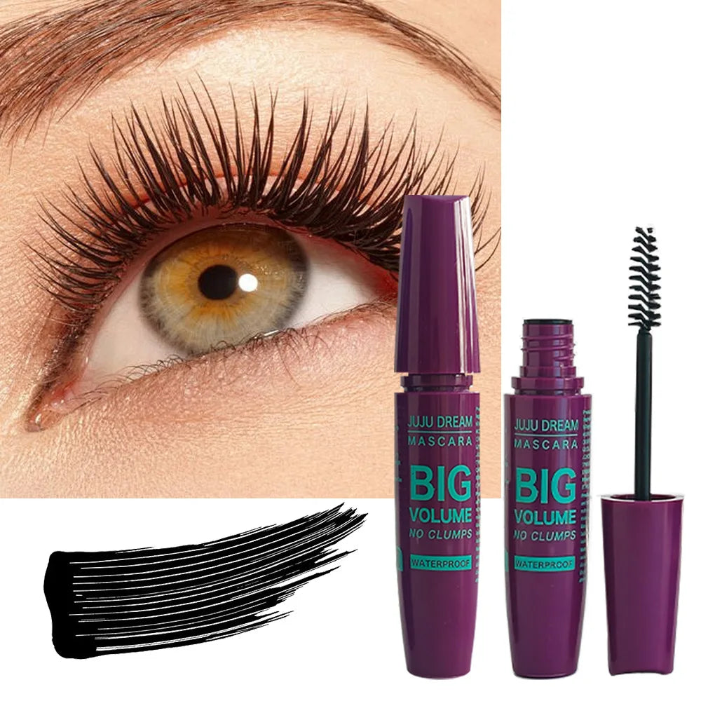 4D Curling Mascara – Lengthening, Waterproof, Sweatproof, Long-Lasting, Smudge-Proof, Unisex, Gentle, Certified