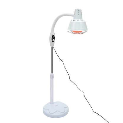 275W Infrared Heat Lamp,Therapy Lamp for Body or Pain Relief, Adjustable Floor Stand And Temperature Therapeutic Lamp