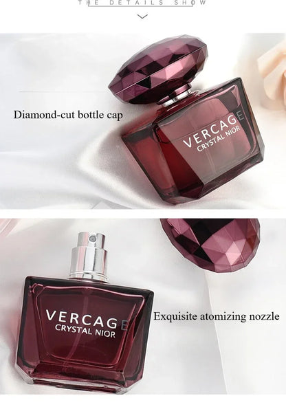50ML Perfume Osmanthus Peony and Pomegranate Fragrance Perfume for Women Crystal Diamond Series Light and Elegant Scent Parfum