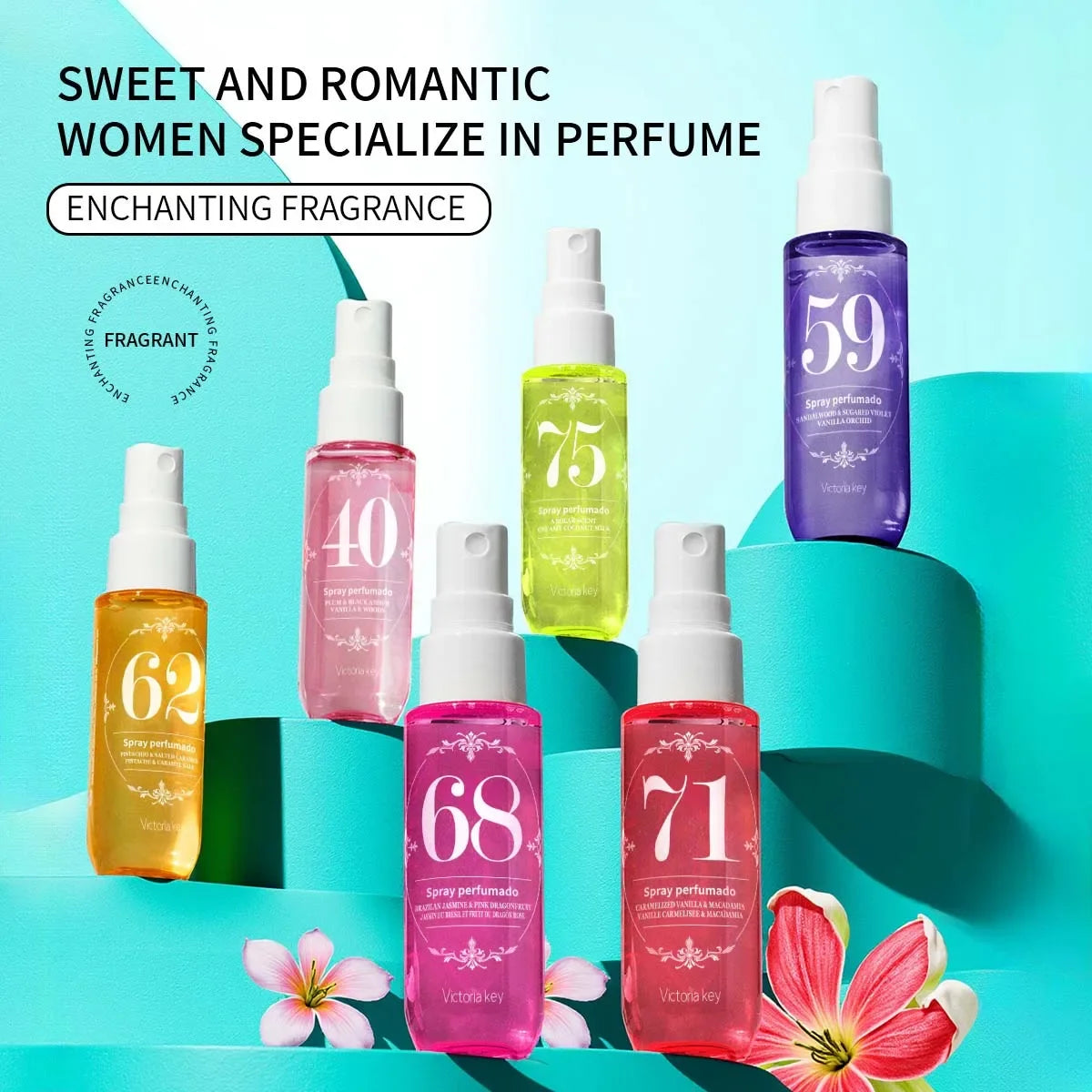 Digital perfume spray natural long lasting fragrance alcohol free best selling Brazilian pressed essential oil fragrance