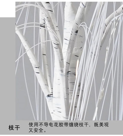 LED Night Light 16 Color Weeping Willow Tabletop Lamp Bedroom Bedside Party Wedding Christmas Office Decor Gift Fairy Tree Light