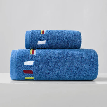 Adult Bath Towel 100% Cotton Bath Towel Sweat Absorbent Towel Sports Towel Strong Absorbent Bath Towel Colourful Bath Towel Set
