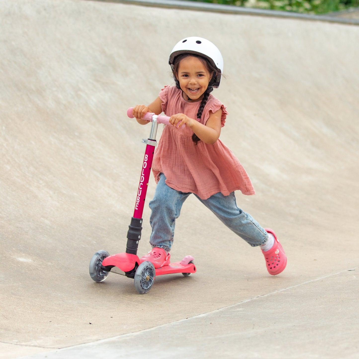 Mermaid - Teeny Fold 3 Wheel Scooter-3