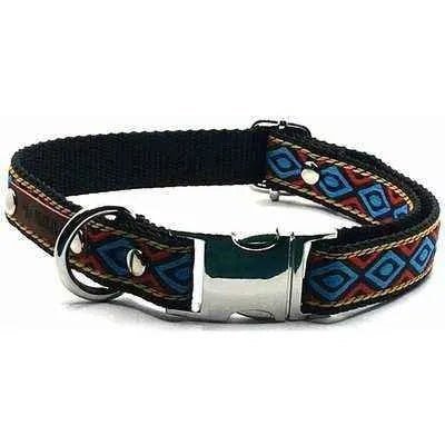 Finnigan's Fabulous Fabric Dog Collar Set Hand Made-3