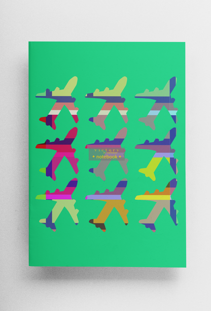 Hot Air Balloon + Fly With Me! Set of 2 Size A6 Travel Notebooks, Victory In Wellness-3